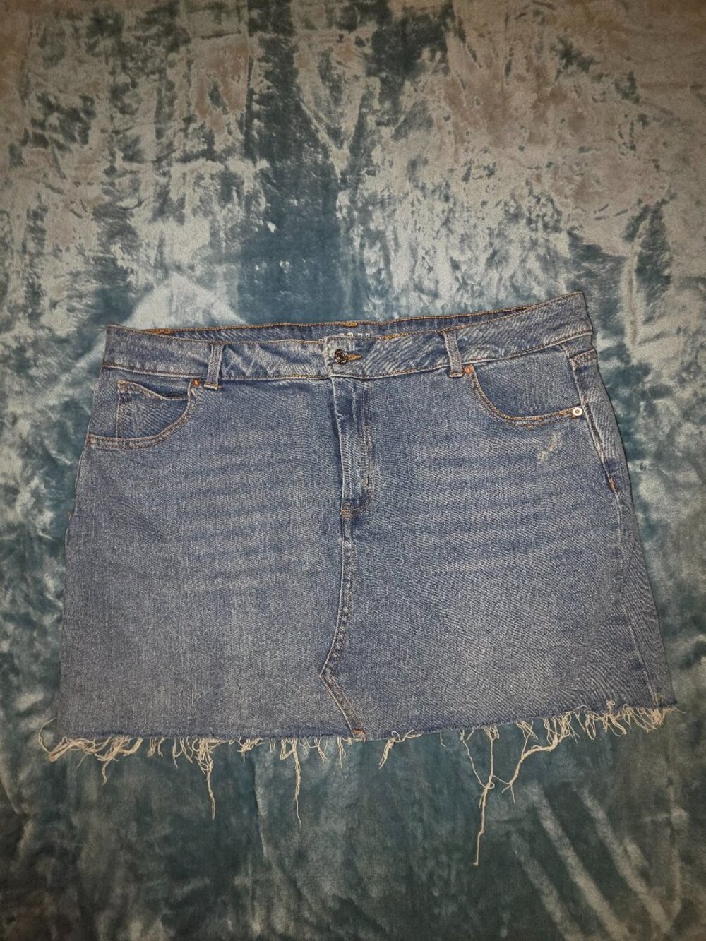 Blue Denim Mini Skirt - Wild Fable